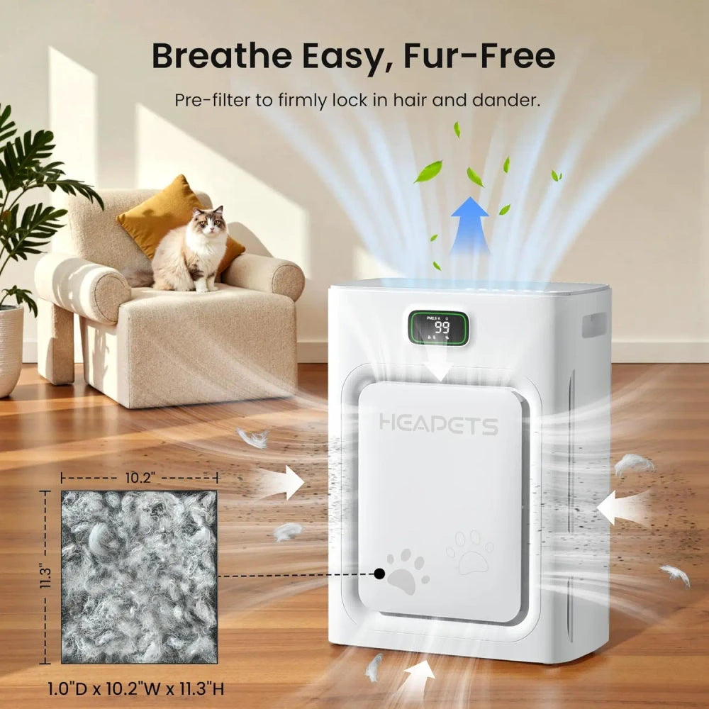 HEPA Air Purifier Designed for Pet Owners